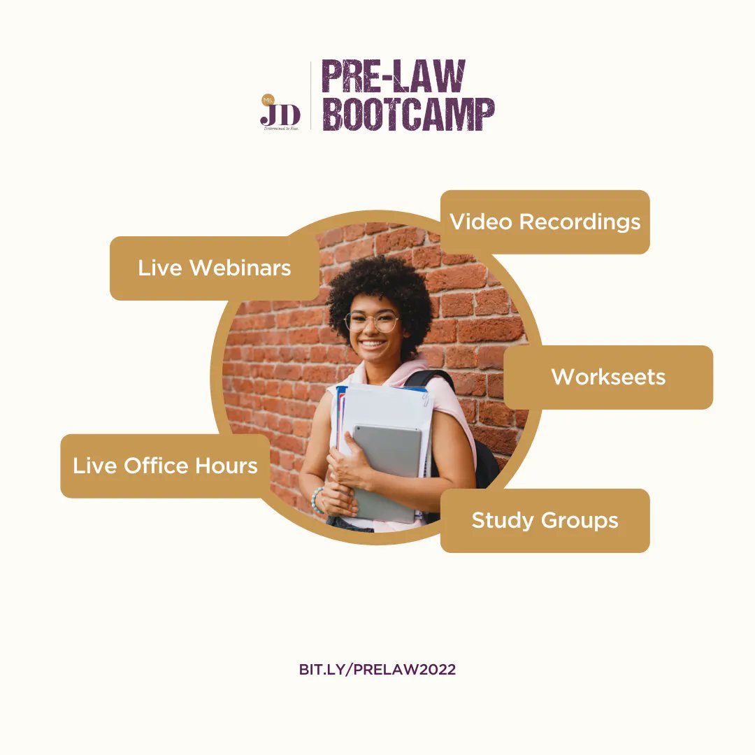msjdorg's tweet photo. Sign up now for the 2022 Ms. JD Pre-Law Bootcamp at https://t.co/jJ33KEHJZz! Our expert panel of attorneys and law school representatives will teach you the essential skills you need to not just be accepted but succeed in law school.
#msjd #lawtwitter #prelaw #lawschool #futurejd https://t.co/d53nGqOJ9q