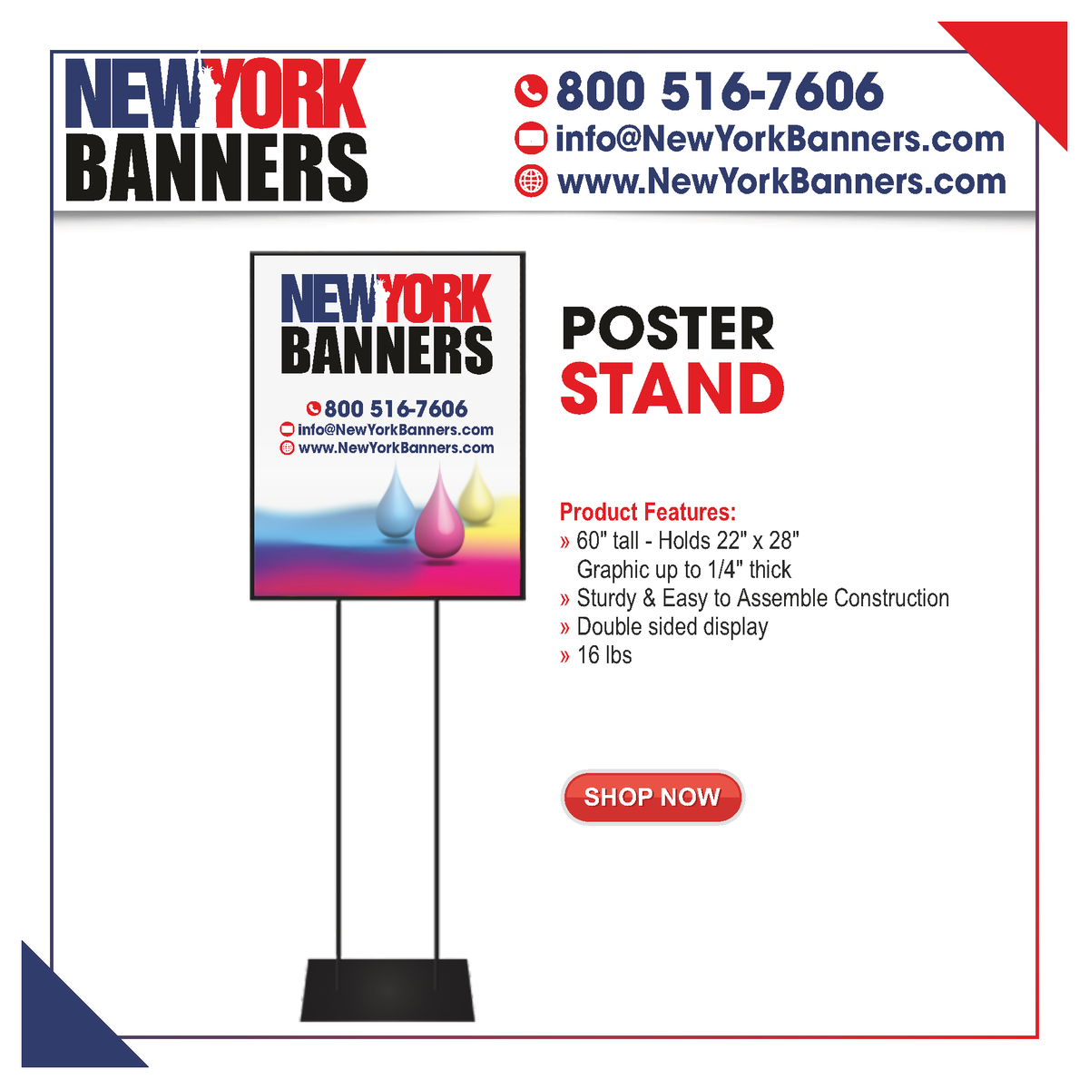 NewYorkBanners's tweet image. Poster Stand 

Visit: newyorkbanners.com

#Posterstand  #newyorkbanners #Banner #newyorkprintingagency #nyprintingcompany #fastturnaround #24x7printing #branding #nextdayshipping #greatqualityprinting #vinylprinting #fabricprinting #printing