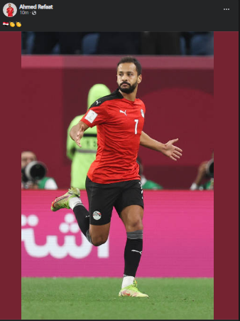 Yallakoranow's tweet photo. أحمد رفعت عبر حسابه على فيسبوك بعد استبعاده من القائمة النهائية لمنتخب مصر في كأس الأمم الأفريقية https://t.co/Vbu3JcXVOi