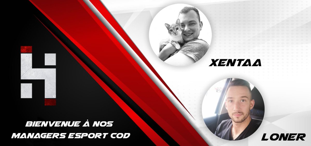 Team_HsD's tweet photo. Nous sommes heureux de vous présenter nos deux managers eSport CoD.

Bienvenue @Xentaa_ @L0nerC https://t.co/HUsWAsEIJt