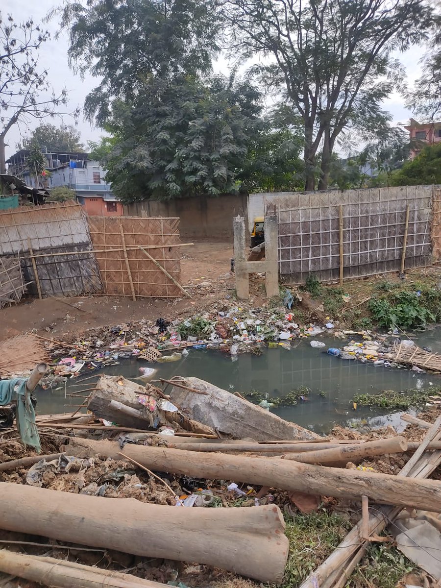AskarAl64407511's tweet photo. They even destroyed the bridge. We need your help @GauravPandhi 
#KAAC_Misusing_Power https://t.co/woI3ZRCp1i