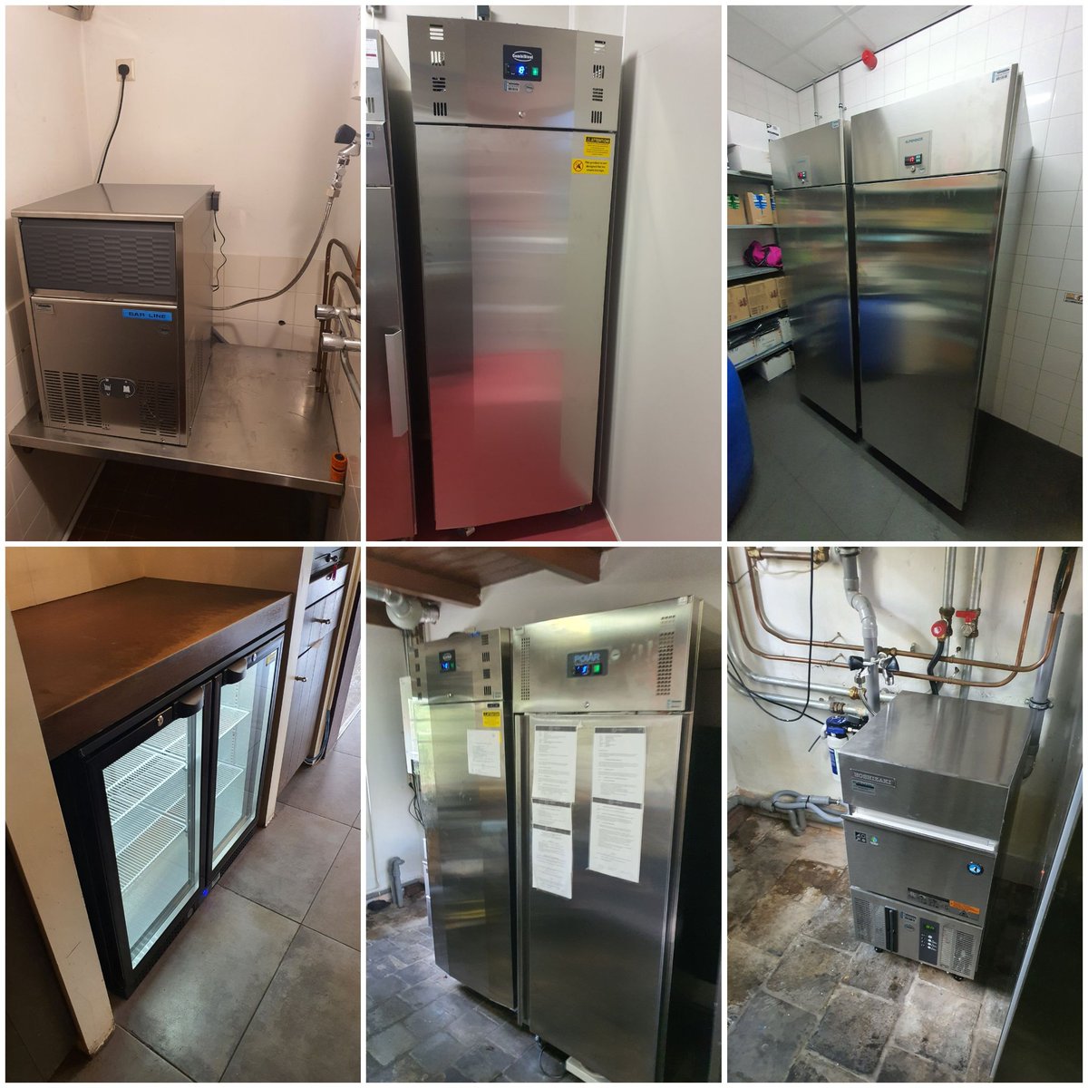 Diverse leveringen met plaatsingen uitgevoerd #woerden #wehl #katwijk #brielle #combisteel #grootkeuken #roestvaststaal #koeling #koeltechniek #bar #grootkeukentechniek #Horeca #bedrijfskantine #nordkap #Hoshizaki