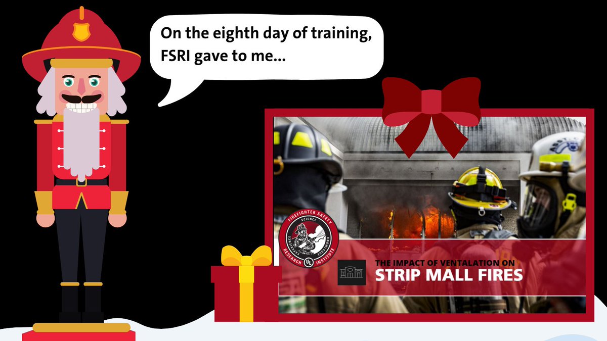 FSRI_org's tweet photo. For Day 8 of our #12DaysofTraining, take our #CoordinatedFireAttack "Impact of Ventilation on Strip Malls" online #firefightertraining course to explore the impact of ventilation on the fire dynamics of large, open volume commercial structures. https://t.co/JUNUPpnrFA https://t.co/BgnEHxU96H