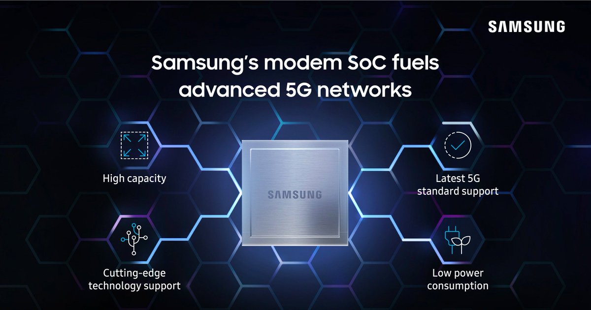 SamsungNetworks's tweet photo. .@Samsung designs, engineers and manufactures #5G #chipsets that increase power efficiency and capacity, including #beamforming and increased power efficiency on #Samsung's next-gen 5G #CompactMacro and #MassiveMIMO radio. https://t.co/6czm7OuUGb https://t.co/R0Yn3v5rTm