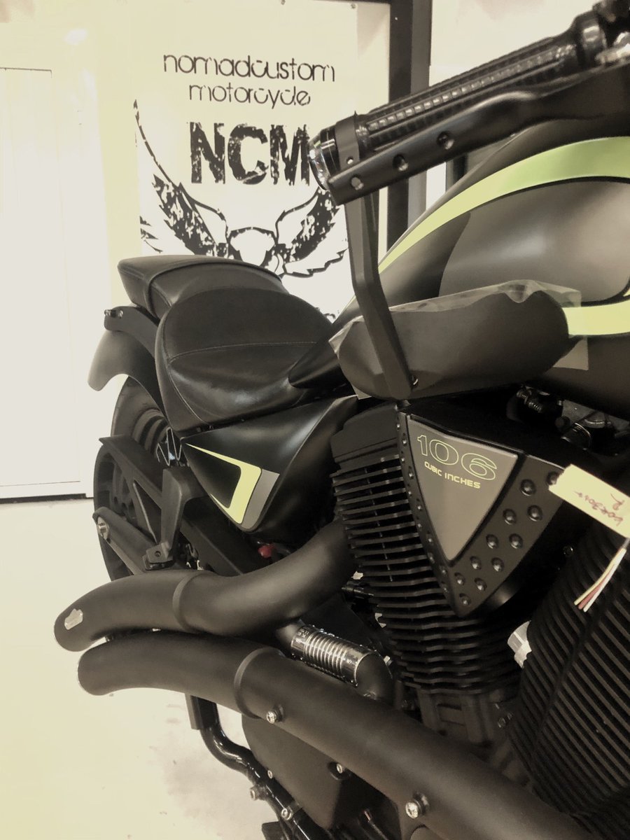 CustomNomad's tweet photo. Victory Gunner "The Gunner'
Designed and built by Nomad Custom Motorcycle Ltd
Fourth project 2021
Very modern. Very 2021. Very Nomad vision.
This hyper cool Victory Gunner is а favourite custom project of ours. This time the concept is as modern as it gets. https://t.co/dpyZEchTC7