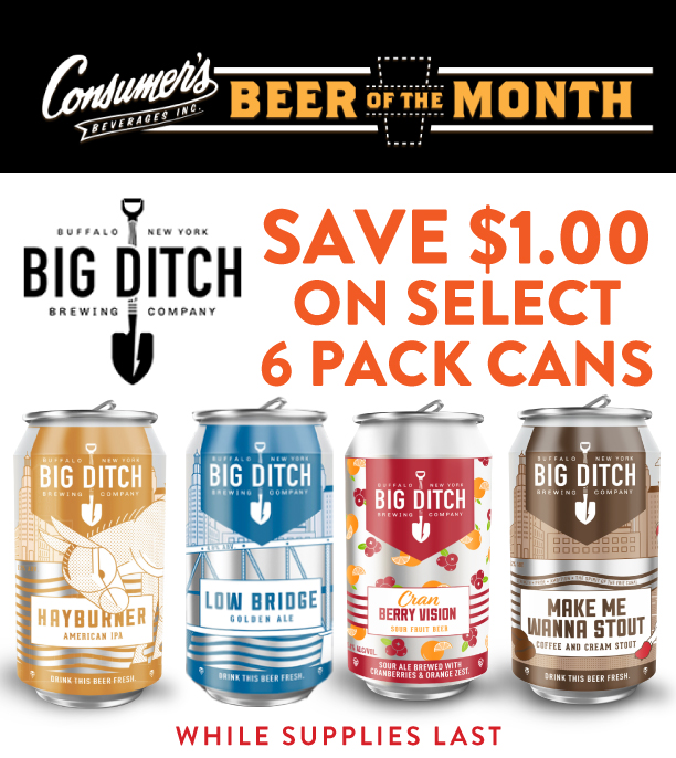 ConsumersBeer's tweet image. We're giving away (1) $50.00 gift card to Big Ditch Brewing Company! Retweet this post to be entered to win!
Giveaway ends 12.31.21, you must retweet &amp;amp; follow us to win. No purchase necessary!
1 winner will be picked across our 3 platforms!