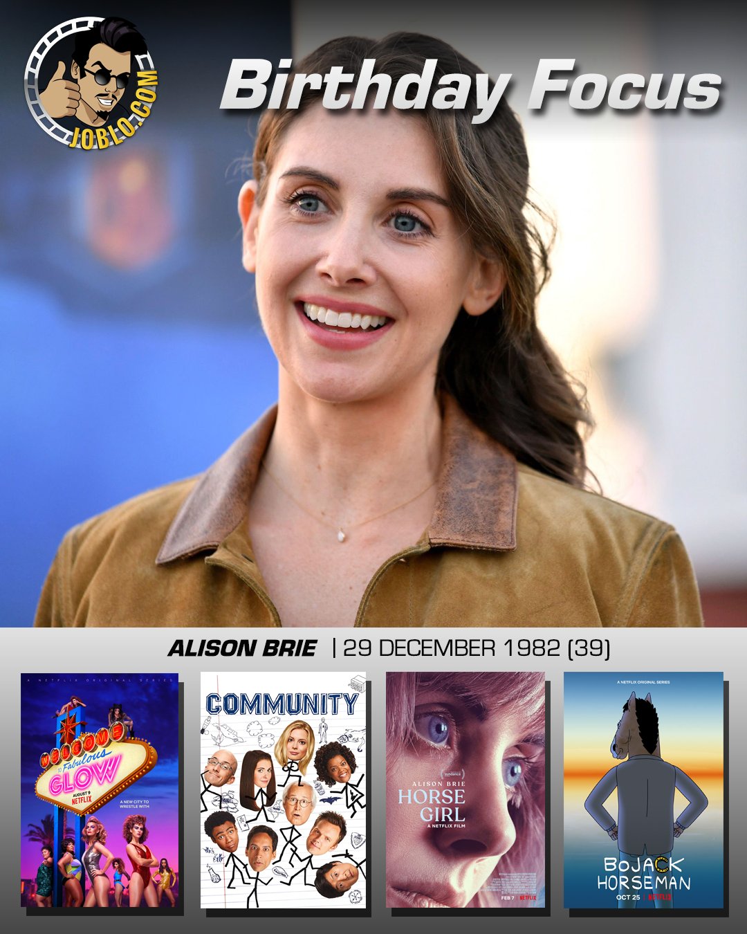 Wishing Alison Brie a very happy 39th birthday! 