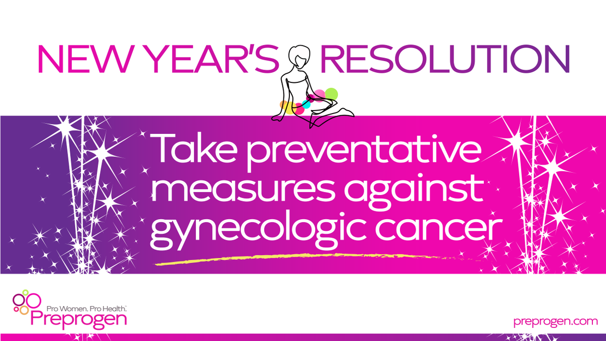 As we approach #2022, it is time for us to set our New Year's Resolutions! 

We’re committing to regular health check-ups in 2022 to take preventative action against #gynecologiccancer.

What are you committing to in the new year?

#womenshealth #Preprogen