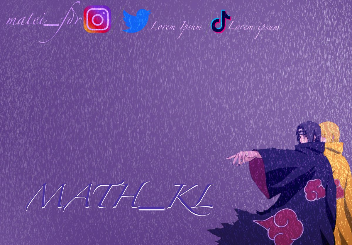 Math_kl1's tweet image. Salut,je me lance en tant que designer de bannière avec perso d’anime j’ai pas encore fixé de prix mais si ça vous intéresse vous êtes libres de venir dm (je demande pas plus de 10€ je tiens à préciser)Vous pouvez observer la première bannière que j’ai faite ci dessous.