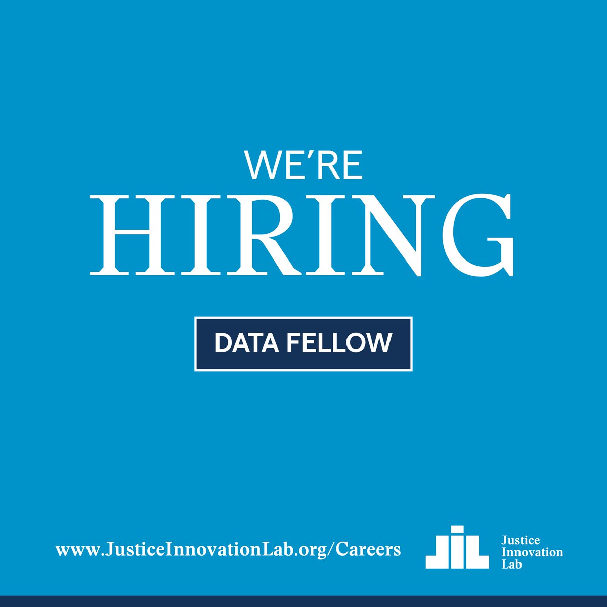Lab4Justice's tweet photo. REMINDER: Applications due Jan. 15! Apply now to become a JIL DATA FELLOW. This 12-month remote fellowship will work closely with JIL’s data engineers &amp; analysts. View description &amp; apply here: https://t.co/EkI04EFXR1
#jobs #hiring #datafellow #fellowship #remote #analyst https://t.co/NQRQGmudvp