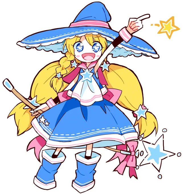 いろんなモチーフの創作魔法使い
#今年描いた絵を晒そう 