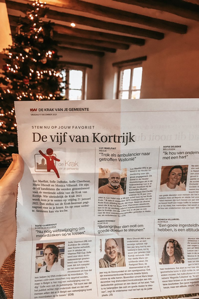 SofieClaerhout's tweet photo. Wat een eer! ❤️
De Krant van W-Vlaanderen @KW__be nomineerde mij tot één van de vijf kraks van @8500Kortrijk 🙌🏼 

@VincentVQ , jouw Kortrijk is er klaar voor 🧬💪🏼 #teamCSY

Iedereen kan stemmen voor de uiteindelijke #krakvankortrijk via
👉🏼 https://t.co/9OeH5gpsWj https://t.co/OluPcWksM3