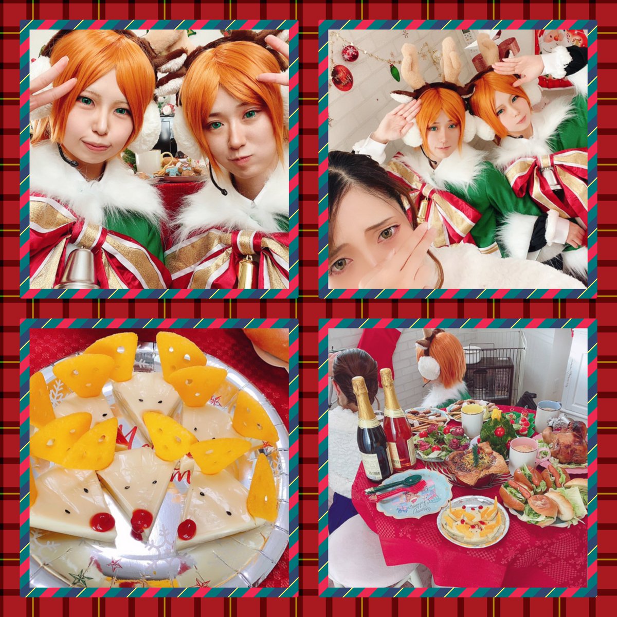 ur_karen's tweet photo. やばい！！！今年が終わる！、！！
！！！その前に自慢させて！！！2winkPにクリスマス会という名のどっきりを仕掛けたよ🎅🏻✌️あにゃぴが協力してくれたので大成功でした✌️あと料理という名の小道具少しでも映える様に作るの頑張りました褒めて🥺🎄🎀 https://t.co/Wd2QEqZR0T