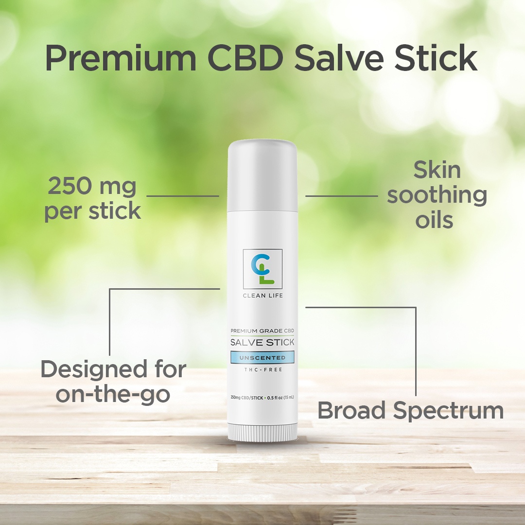 trycleanlife's tweet photo. For those tough times…Clean Life's Premium CBD  Salve Stick is here! 💚 https://t.co/ekc568Vbfi