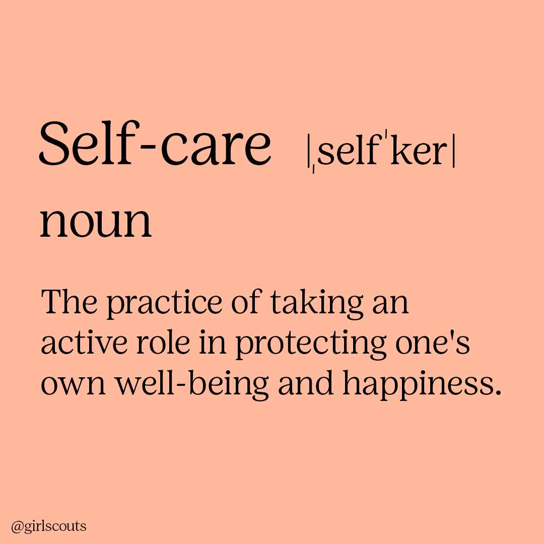 What does self-care mean to you and your girl? Explore the NEW Girl Scout Resilient. Ready. Strong. program and patch. bit.ly/3G4Zl95