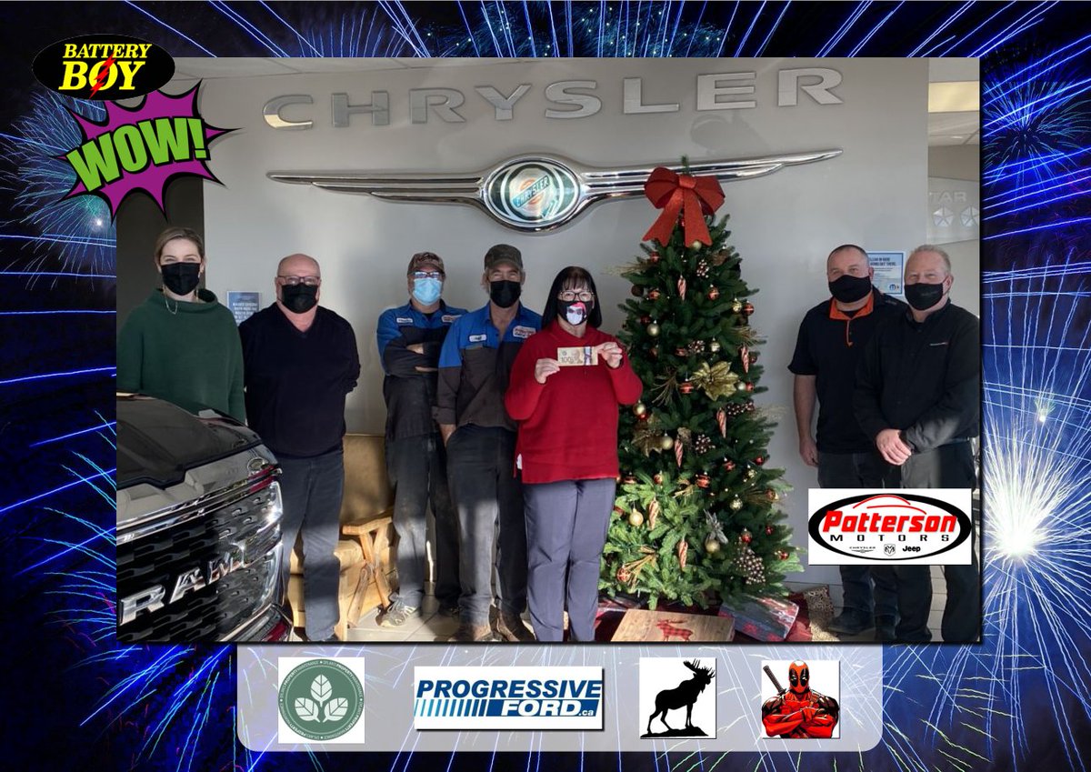SydenhamCurrent's tweet photo. Battery Boy 'New Year's' WOW! Win $500 in CASH, from: Patterson Motors Wallaceburg Ltd ($100) Moose Lodge Wallaceburg ($100), Progressive Ford ($100), Comic Oasis ($100) &amp; Dylan's Property Maintenance ($100) &amp;! Learn how to win, here: https://t.co/Ohqg5ryI6j #LastChance https://t.co/3zjga3SmkO