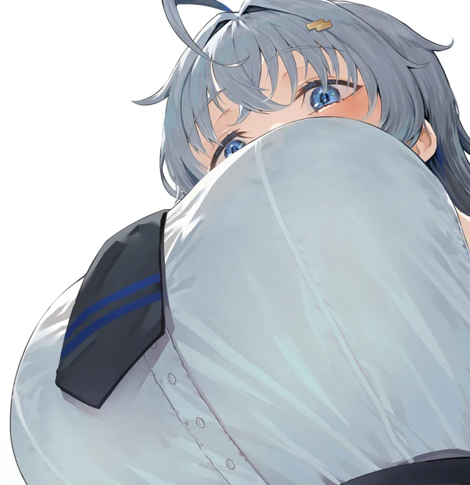 胸がデッッッッッッッッッッッッッッッカすぎて顔の半分が見えない 