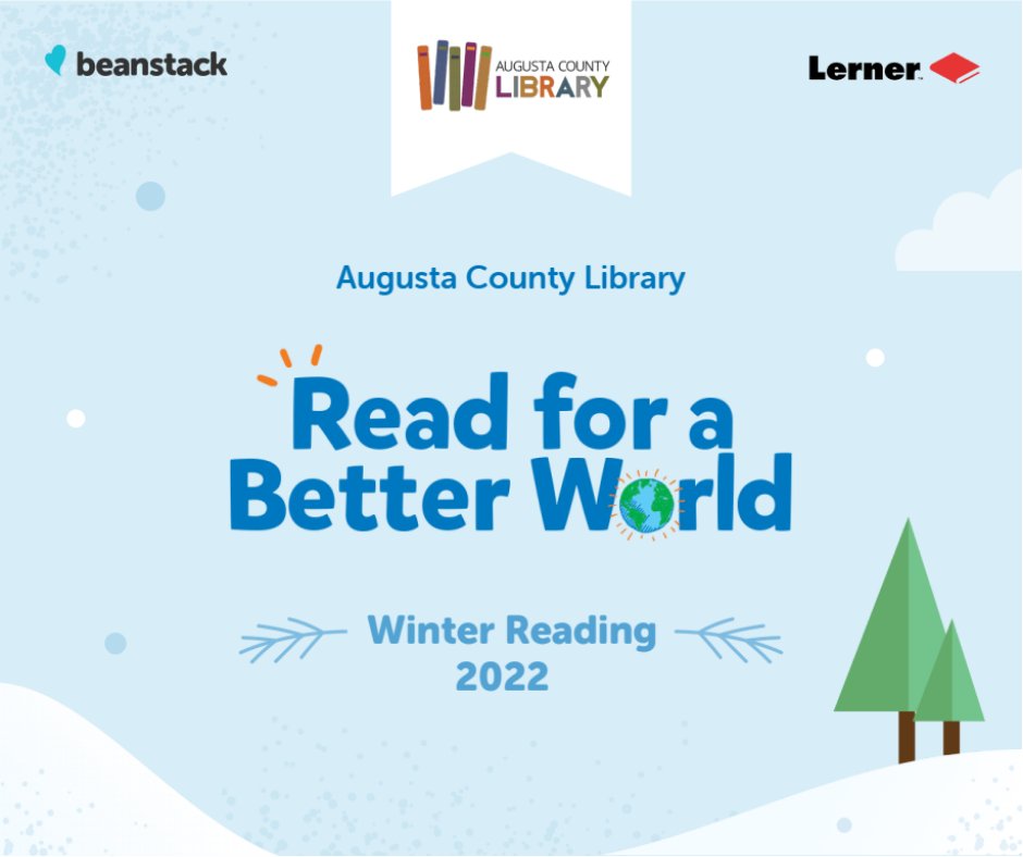 ACL is participating in #Beanstack's 2022 Winter Reading Challenge! This challenge will run from January 1st - 31st &amp; is for all ages! You can register for the challenge by visiting  augustacountylibrary.beanstack.org. Visit our website for more information augustacountylibrary.org/beanstack-2022…