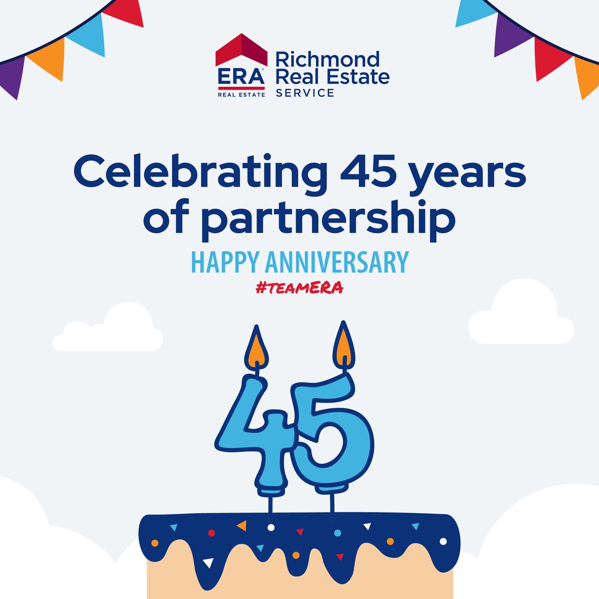 We are thrilled to announce ERA Richmond Real Estate Service, in Meadville, PA, is celebrating an incredible 45 years! Everyone at ERA thanks you for your partnership and all you do for our brand and the industry. Congratulations! #TeamERA