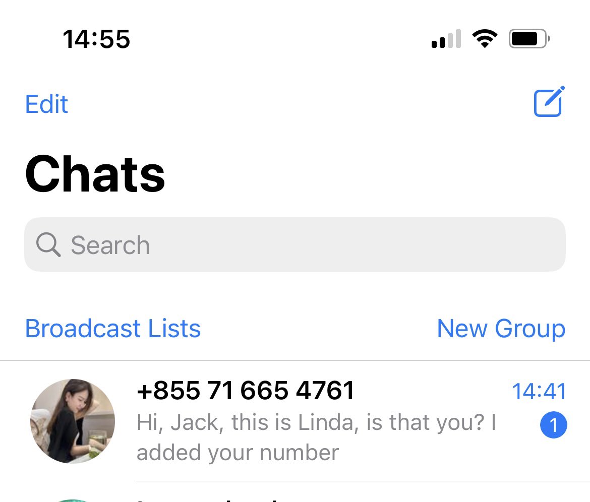 LauraMogz's tweet photo. @WhatsApp I seem to be having scam messages twice now in 24hrs on watsapp. I am blocking and reporting them each time. https://t.co/trU8gJtFrY