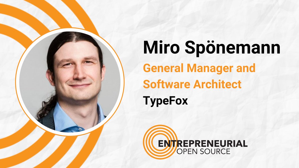 EclipseFdn's tweet image. How does #opensource participation help a company’s marketing and growth efforts? Miro @Sponemann discusses raising @TypeFox_io’s profile in this episode of @OSS4Biz here: hubs.la/H0_XNM10 #OSS4Biz #businessvalue