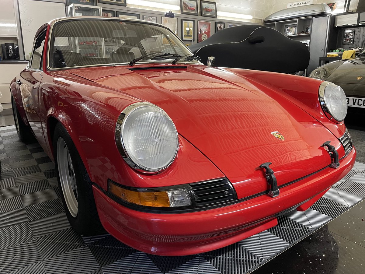 perfectionvalet's tweet image. Another couple of 911’s at PVHQ. The red one isn’t quite what it seems! #pv2021