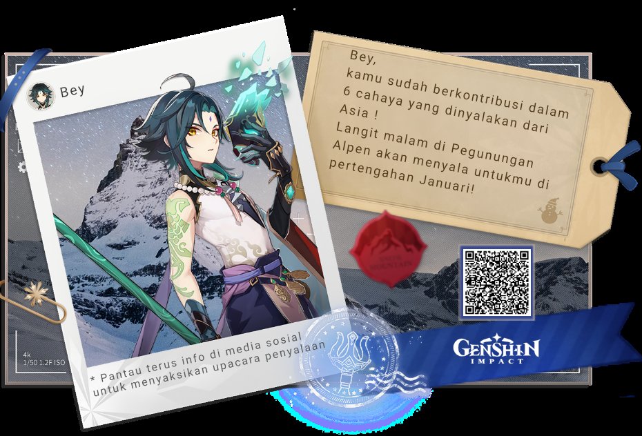 Takeomli's tweet photo. WISH ME LUCKK, HAPEKU IS NOT AFFORDABLE TO BRING GB, BUT WANT TO PLAY GENSHIN <3

#LightUpTheAlps  #GenshinImpact https://t.co/HcPz1vAsps