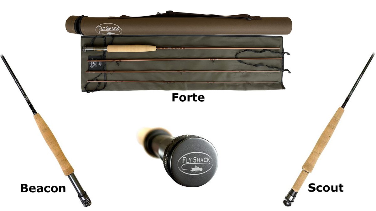 FlyShack's tweet photo. Check out our new line of fly fishing rods.  The Scout, Beacon, and Forte lines are backed by our limited lifetime warranty and offer incredible quality at an affordable price.  
Check them out at https://t.co/0kUGRZgLvb

#flyfishing
#troutfishing
#steelheadflyfishing
#tightlines https://t.co/zjrxY2SMbQ