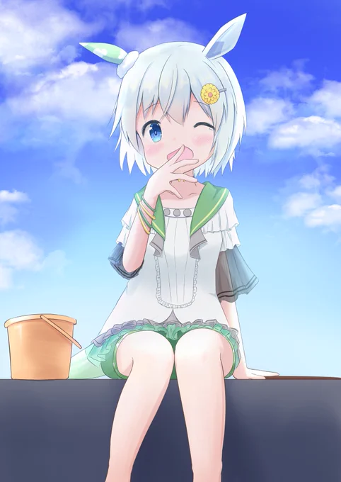 #年の瀬に渾身のイラスト晒すのでフォローしてください ブルアカとオリジナルとウマな一年だったのでそのあたりからぺたり。