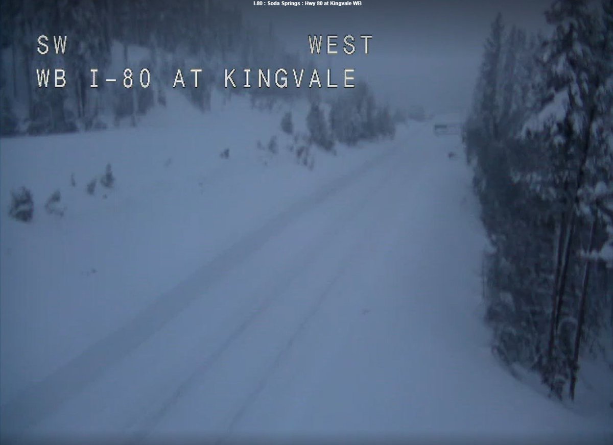 ⚠️I-80 &amp; US-50 OPEN in CA. Chains⛓️ REQUIRED on ALL vehicles (except 4-wheel-drive vehicles w/ snow tires). Only essential traveling is permitted at this time.🚔⚠️US-50 CLOSED 🚧 @ the Nevada State-line. Only residents permitted into the State of Nevada. ESSENTIAL TRAVEL ONLY!