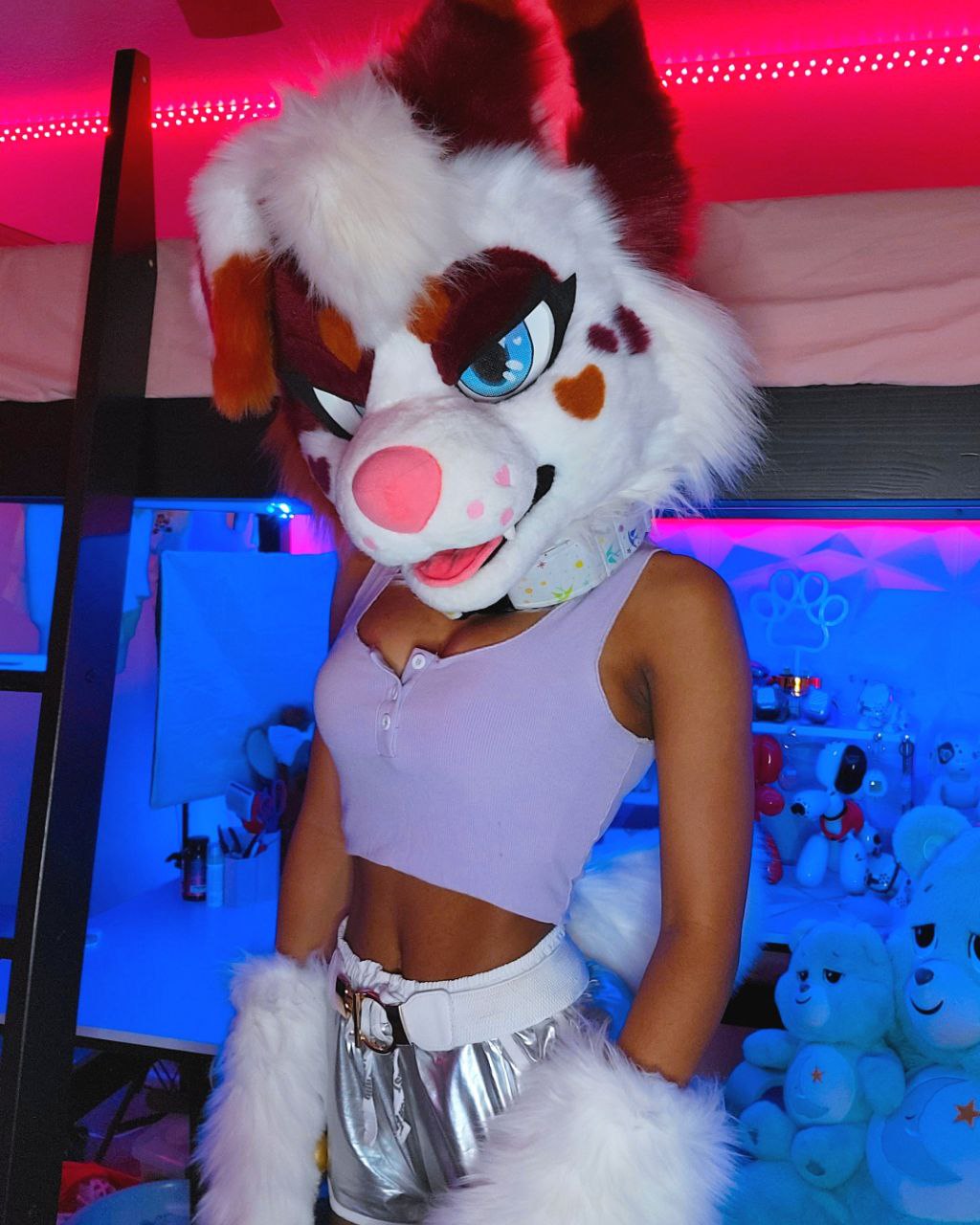 ˢ𝒉𝒆𝒍𝒍ʏ 💌 on X: Trying to catch the attention of a sexy werewolf  boyfriend 👀 #fursuit t.coXRlxCx4nsy  X