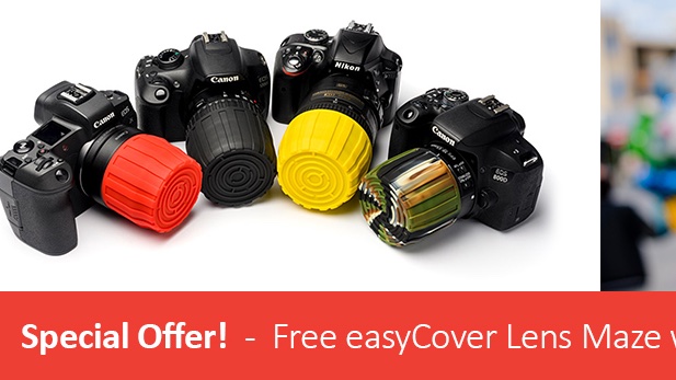 Special Offer! Purchase an easyCover silicone skin from our website and you will receive one free easyCover lens maze. Click for more info: cameraclean.co.uk/easycover-lens…