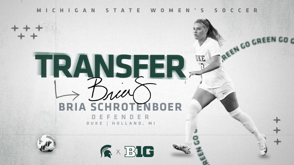 MSU_wsoccer's tweet photo. Welcome home, Bria!

🟢2x USWNT U-20 Camp
🟢USWNT U-19 Roster (Feb ‘20)
🟢All-B1G Freshman Team ‘19
🟢USSDA National Champ U-19
🟢2x USSDA Central Best XI 
🟢USYNT U-17 Camp (2017)
🟢Generation adidas selection https://t.co/wTFnepRMAq