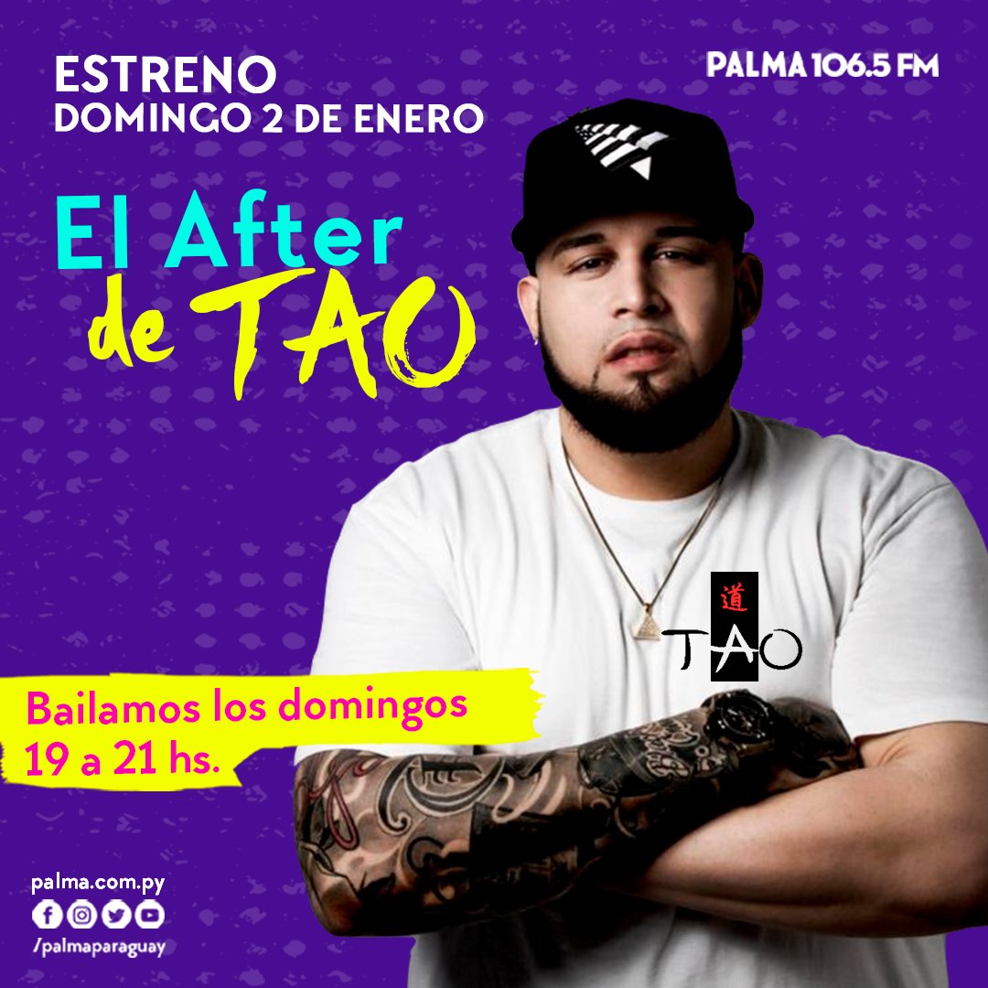 palmaparaguay's tweet photo. ๐๐ก ๐ผ๐๐ฉ๐๐ง ๐๐ ๐๐๐ค ๐ง๐ถ
๐ E S T R E N O: En las bandejas de la Frecuencia Bailable @tainyloops marca el ritmo de tus domingos. ๐ผ๐
โฐ 19 a 21 hs. #TaoPy
#ElAfterDeTao #PalmaFM #radio #musica #baile #Dj #domingo #bandejas ๐ด https://t.co/omVZ8eIeG6