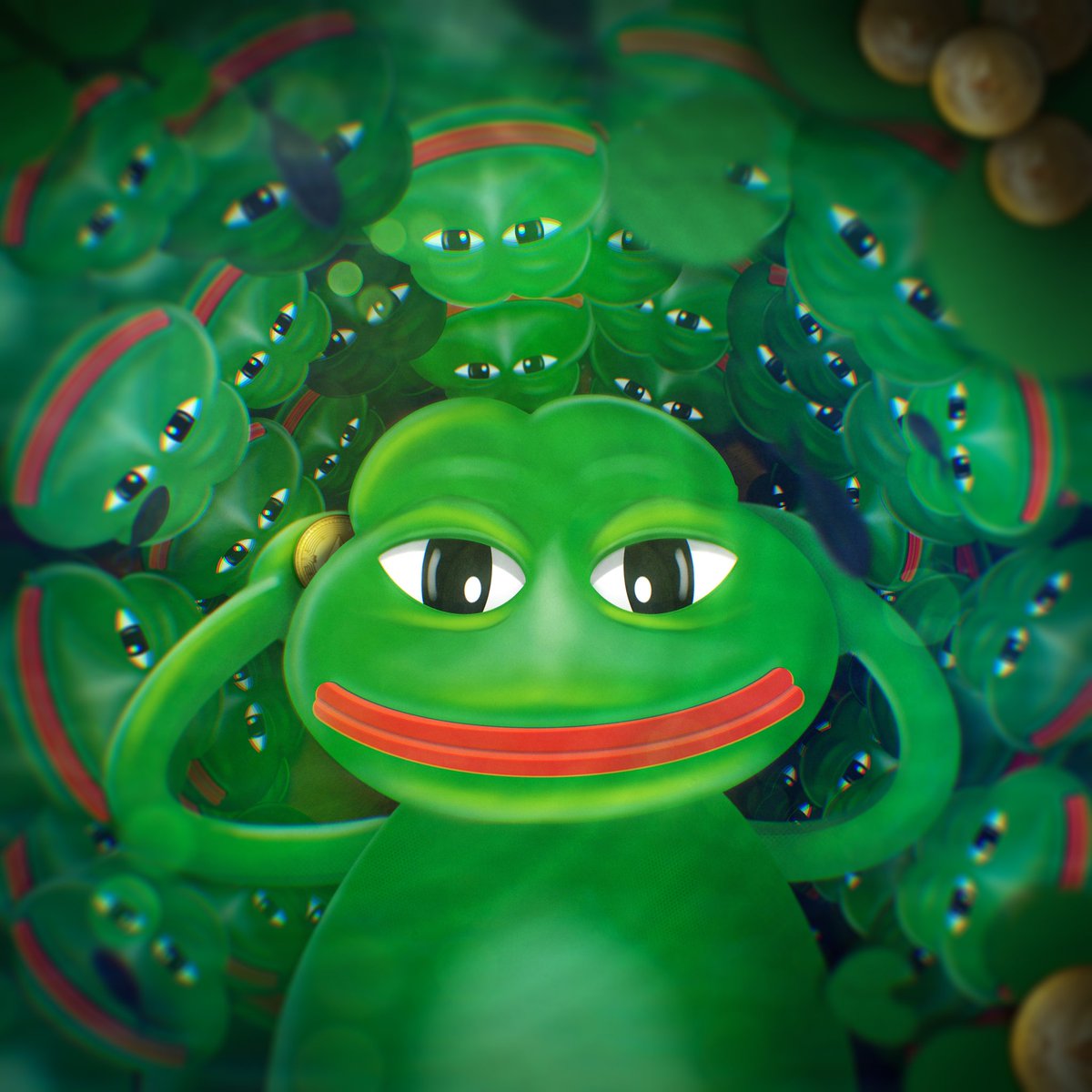 Pleasure of Pepe Frog face Pepe and friends are here for a plunge... 