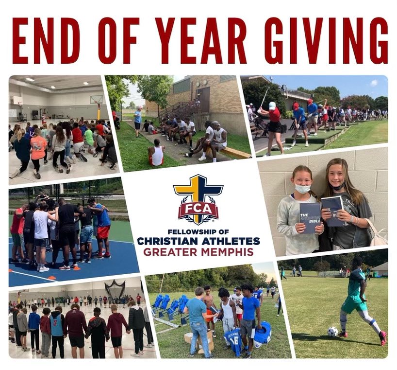 It has been a great year of ministry!! The Lord is doing big things in the Greater Memphis Area! Join us in making an eternal impact on coaches and athletes by giving an end of the year gift.. click the link in our bio and give today!