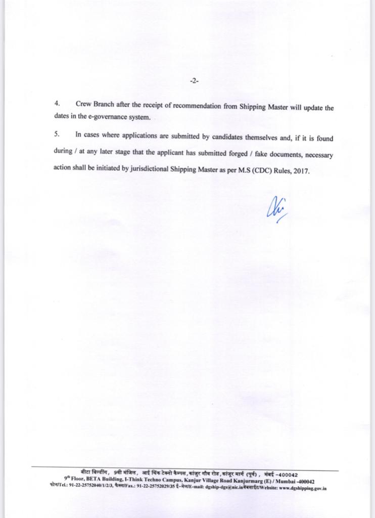 seafarers_help's tweet photo. DGS Circular No. 29 of 2021 -SOP: Deal cases where Sign On/Off Ship, Sign Off Shore, Date Completion contract/Arriving India dates are not entered into seafarer's seaservice details -e-gov system by Shipping company/RPSL which now suspended/withdrawn/online privileges deactivated https://t.co/rTMUV2Q7f5