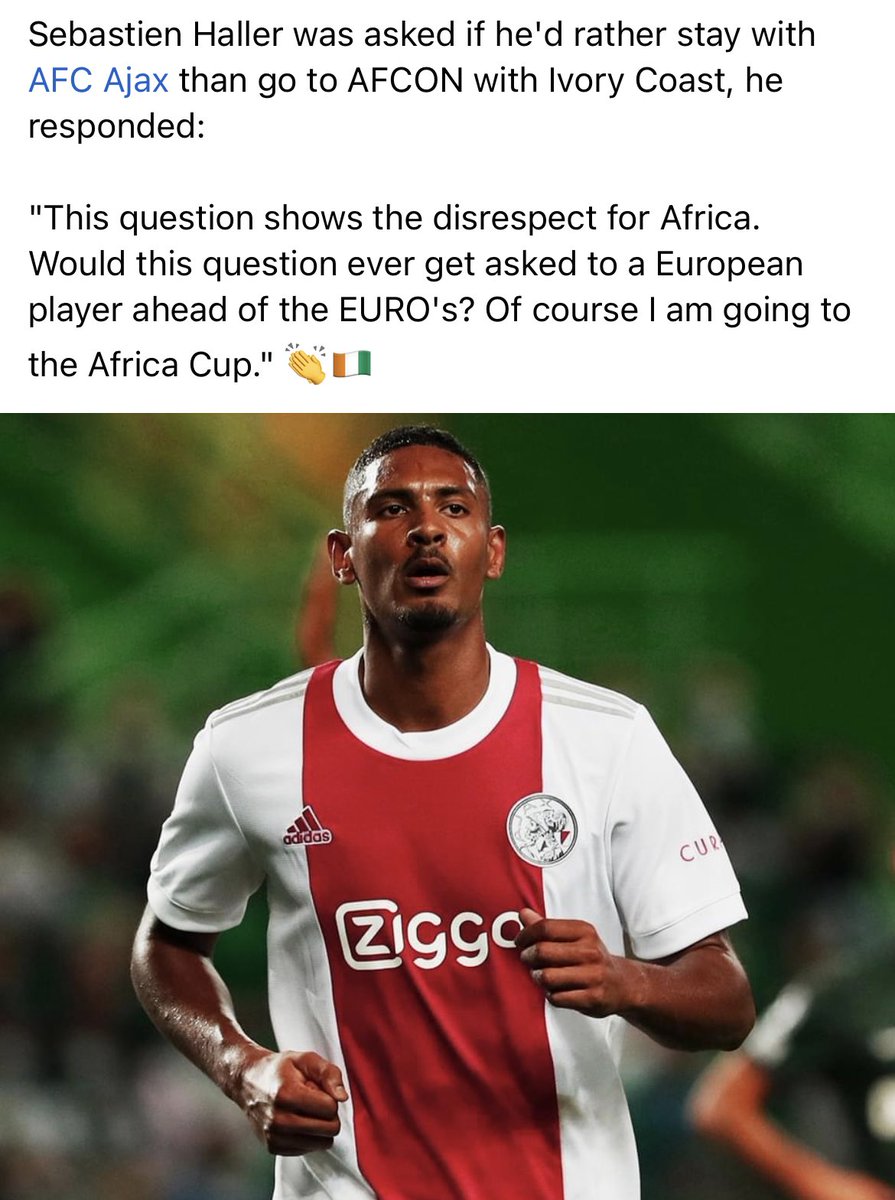 qbjt's tweet photo. #EuropeanFootball &amp; their teams, must leave African players alone if they don’t respect African Countries.

The same #AFCON they disrespect is the same tournament that made most of the players that helped them become better teams. 

#RespectAfricanFootball
#AFCON2022 
#AFCON2021 https://t.co/WSP2xrCU10