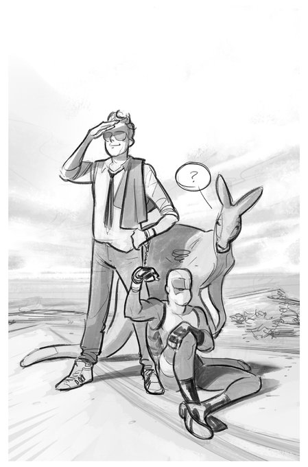 Cover for "Quantum &amp; Woody" #2, from a few years ago. 