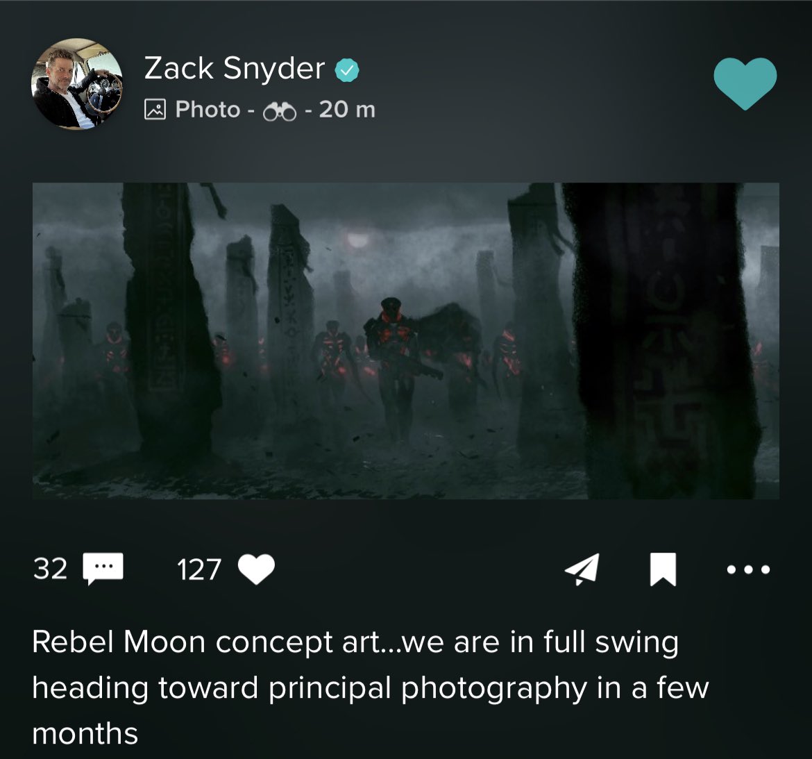 DCcomicsID's tweet photo. #RebelMoon thread for my Snyder fans followers 😌

Concept art perdana nih sambil nungguin berita siapa yg bakal nemenin Sofia Boutella di jajaran cast-nya. https://t.co/tft3Rzl45l