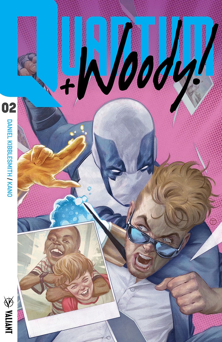 Cover for "Quantum &amp; Woody" #2, from a few years ago. 
