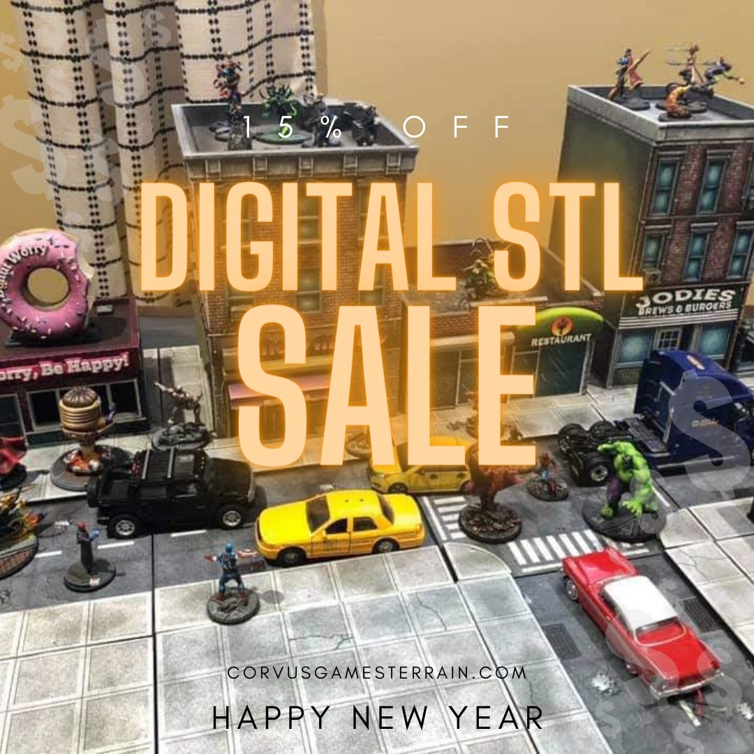 Corvusgamester1's tweet photo. Get 15% off digital STLs until Jan 3rd. Just enter code Holidays21 at checkout on https://t.co/VI8vEb55D1. #3dprint #Warmongers #marvelcrisisprotocol #starwarslegion #warhammer40k #fallout #thewalkingdead https://t.co/F4KKHta268