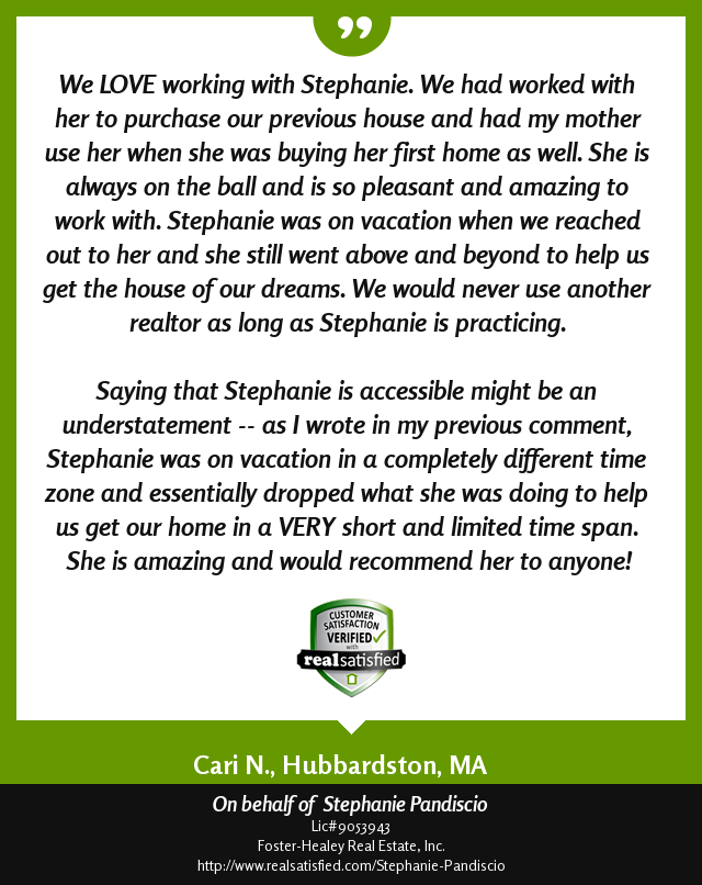 StephPandiscio's tweet photo. I'm always thrilled when a happy client expresses their happiness. https://t.co/lcnljl93uC via @realsatisfied https://t.co/0BvGYCRKBM