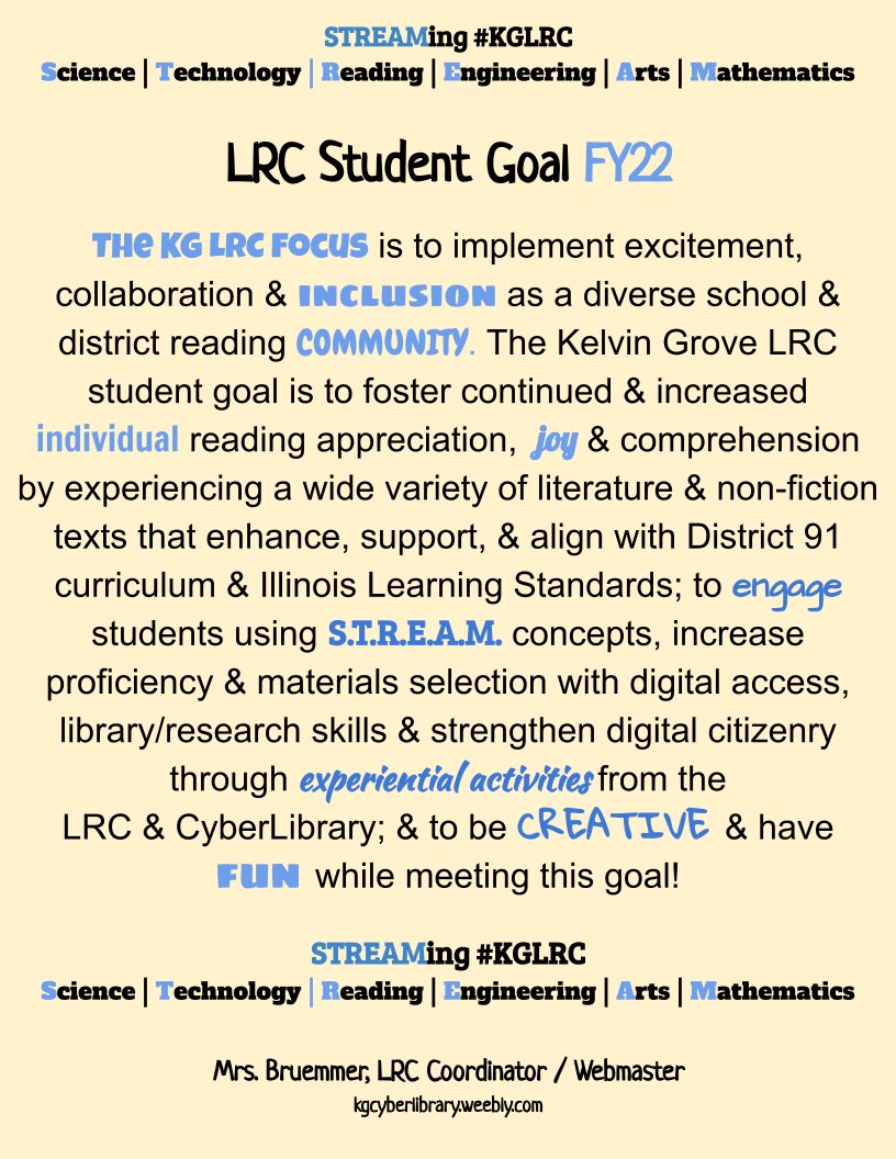 CyberLibrary's tweet photo. #kglrc #Read91 #HornetPride #willschoolspride https://t.co/2Sa7GH8aKo