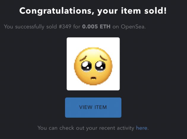 GM fam! 🥺🥺🥺 Thank you for your  awesome support 🙏🏼🤍 The last 90 Emojis in the collection will be dropping in the next couple days 👀