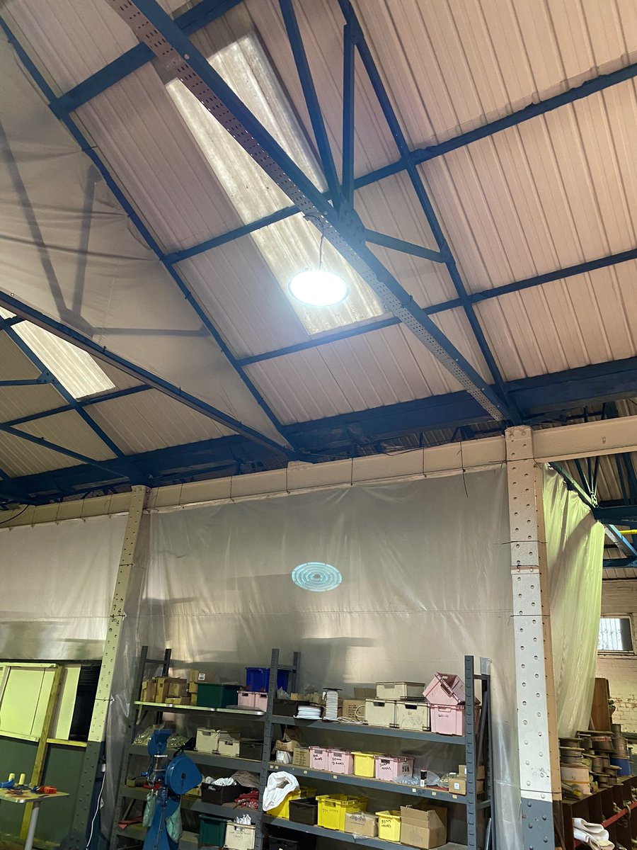 New warehouse LED low bays being installed, light levels increased significantly running cost reduced customer Happy, staff working here noticed a big difference to their working environment!
merlx.com