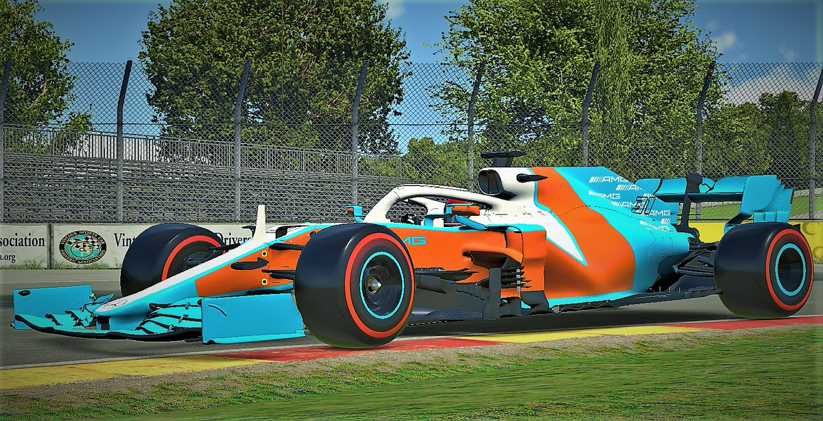 WeAreAggressive's tweet photo. @EliteRacing_  F1 Championship presented by @ShaneDDesigns Driver and team livery!
@Aggressive_soup -Gerald Campbell
@Tsherman99 -Thomas Sherman https://t.co/NkM0Qu76Bw
