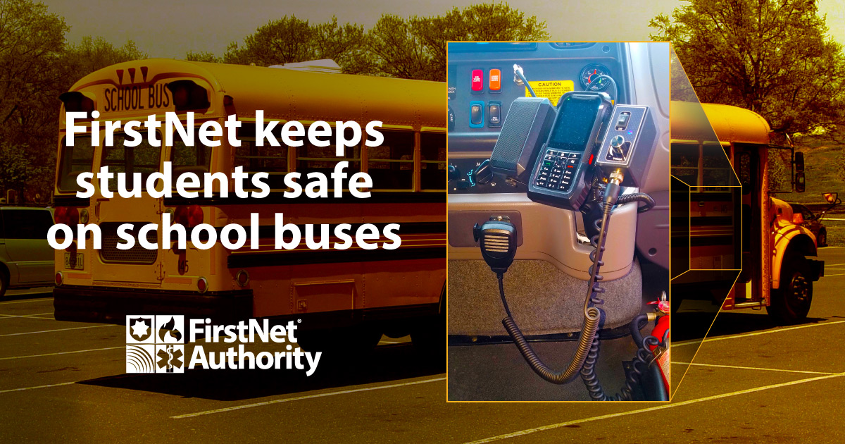 FirstNetGov's tweet photo. #FirstNetTop5. When Maryland’s students returned to @CCPSk12 this fall, @FirstNet made it possible for school transportation officials to communicate with bus drivers at all times. Find out how #FirstNet's reliable Band 14 service enhances student safety. https://t.co/7Y2mzQyFlj https://t.co/5DqMwMfxpU