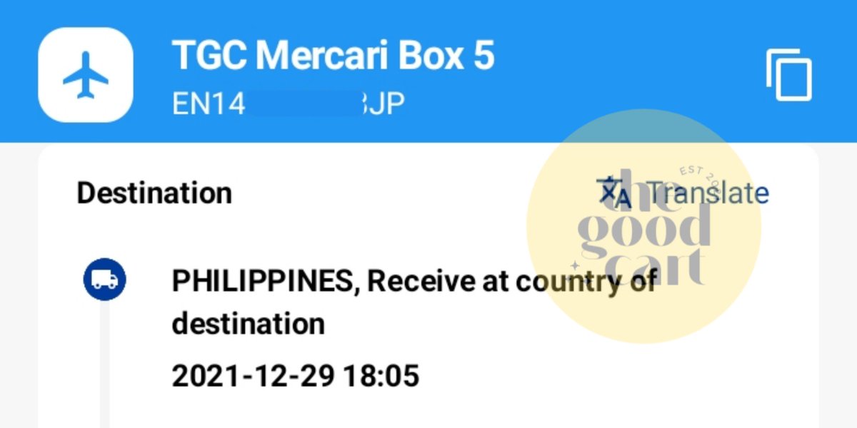 thegoodcart's tweet photo. -: ✧ :- #TGCUpdates

Hello po! 💛 B5MP box already at PH ☺ Marereceive ko po siguro ito by tomorrow or sa 31 (if may deliveries po sila), then will ship all items po agad by Jan 2~

Thank you so much po 🙏🏻💛 https://t.co/mPzMDefNae