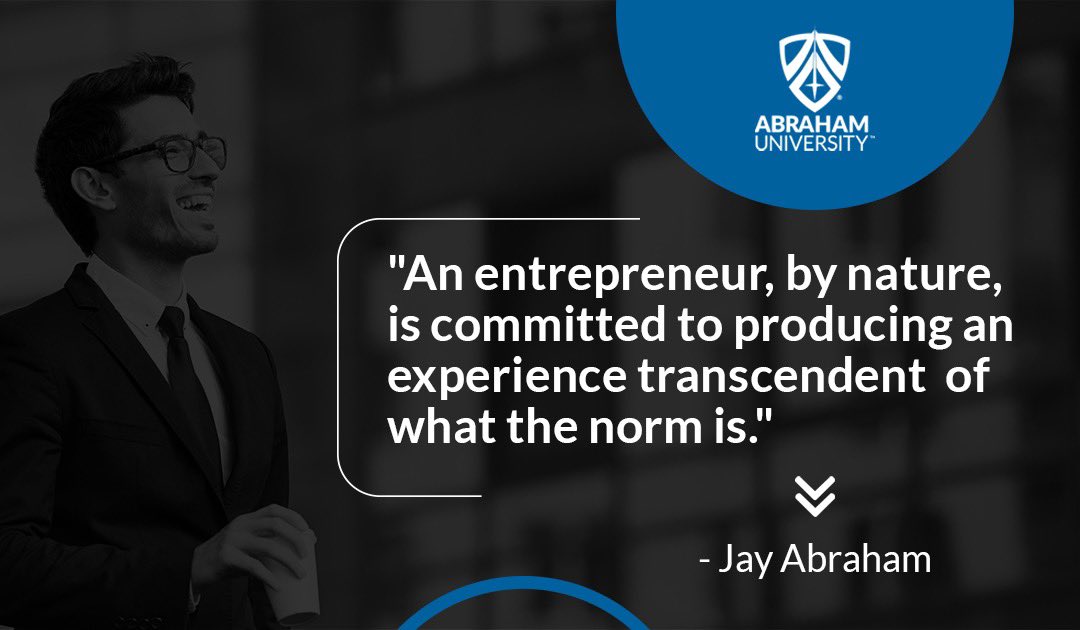 AbrahamUniv's tweet photo. You have to be able to believe ardently, not arrogantly, but ardently in the unique value and unique experience you bring to your clients, because if you don't you're screwed.

An entrepreneur, by nature, is committed to producing an experience transcendent of what the norm is. https://t.co/98SmFH8MAf